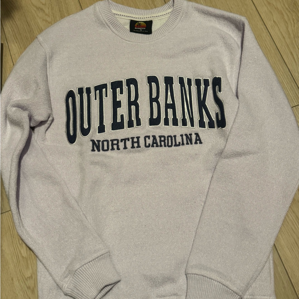 purple outer banks sweatshirt